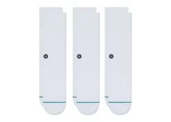 Stance Icon Crew Socks 3 Pack White