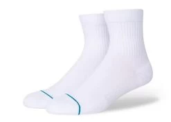 Stance Icon Quarter Socks White
