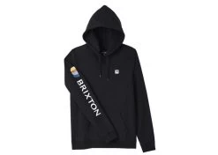 Brixton Stem Crossover Hoodie Black