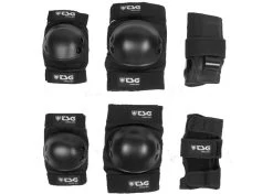 TSG 3 Pack Junior Set Black Protection Pads