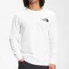 The North Face BOX NSE Long Sleeve Tee TNF White