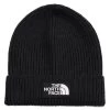 The North Face Kid TNF Box Logo Beanie Cuffed TNF Black