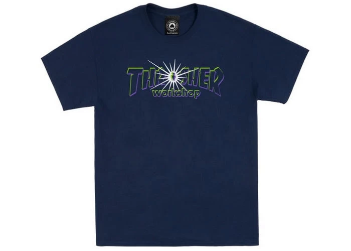 Thrasher X AWS Nova T-Shirt Navy