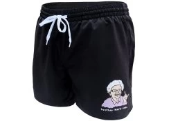 Undz X Brother Merle Stretch Swimtrunk Boardshorts Black