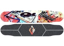 Madrid Fiberglass Pole 46" Turntable Longboard Deck