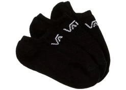 Vans Classic Kick 3 Pair Toddler Socks Black