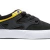 DC Kalis Vulc Grey Yellow Kids' Shoes
