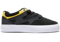 DC Kalis Vulc Grey Yellow Kids' Shoes