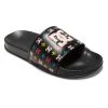 DC Slide Kids' Sandals Black/Pink/Crazy Pink
