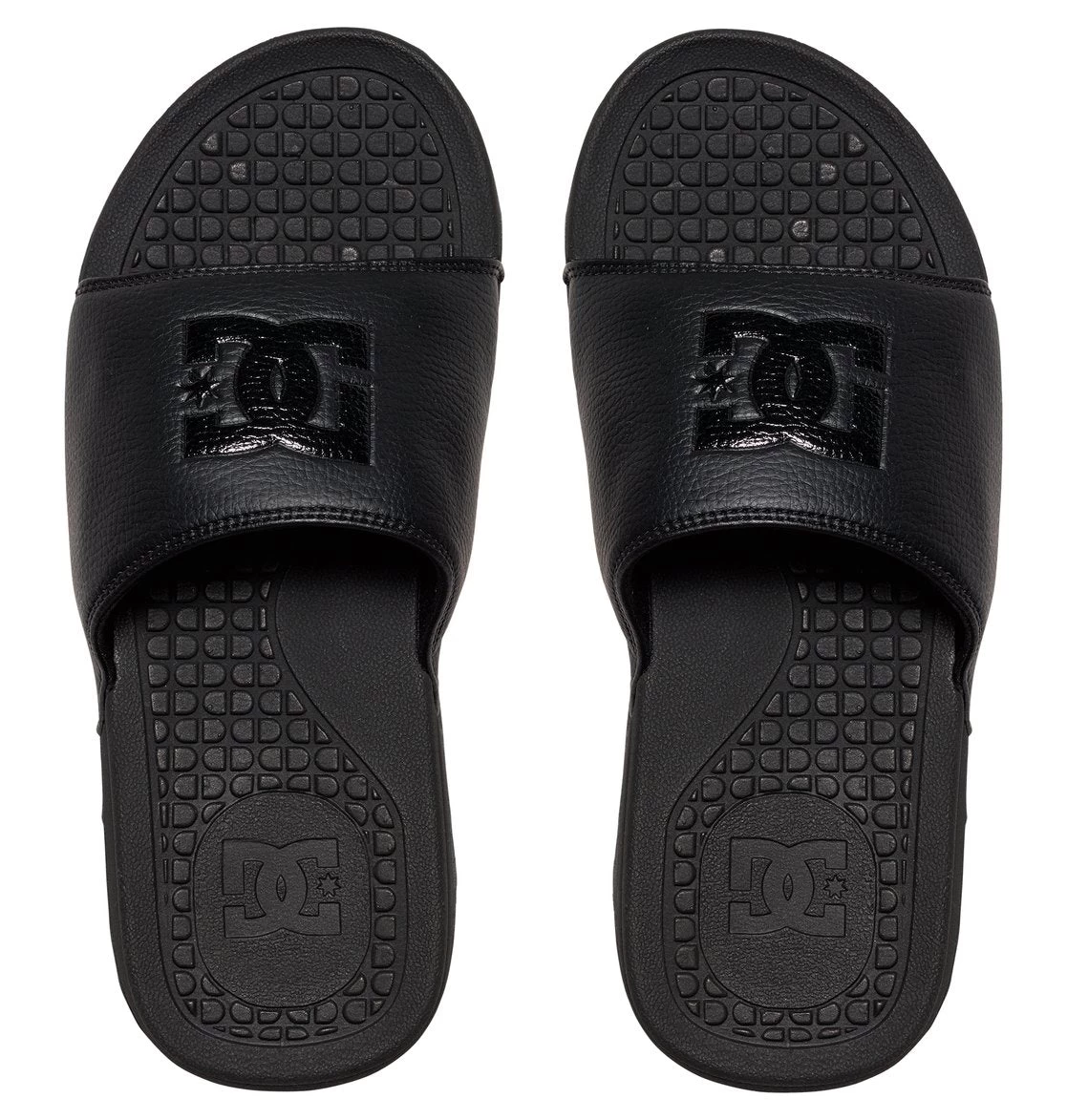 DC Bolsa Slide Sandals Black/Black/Black - Image 3