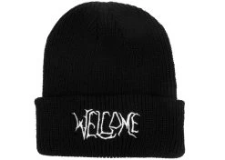 Welcome Black Lodge Cuffed Beanie Black