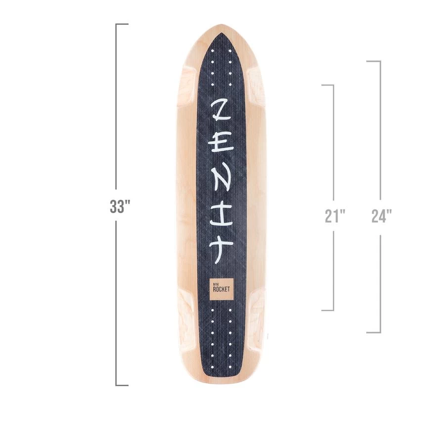 Zenit Mini Rocket V2 Longboard Deck - Image 2