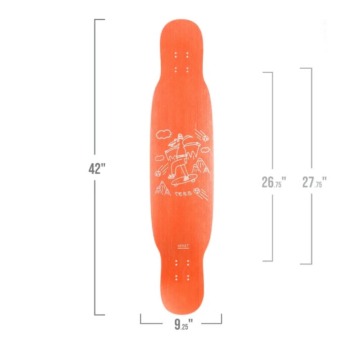 Zenit Tero 2.0 Longboard Deck - Image 2