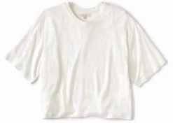 Brixton Montauk Skimmer Women's Crop T-Shirt White