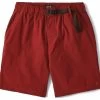 Brixton Steady Cinch Crossover Shorts Dark Brick