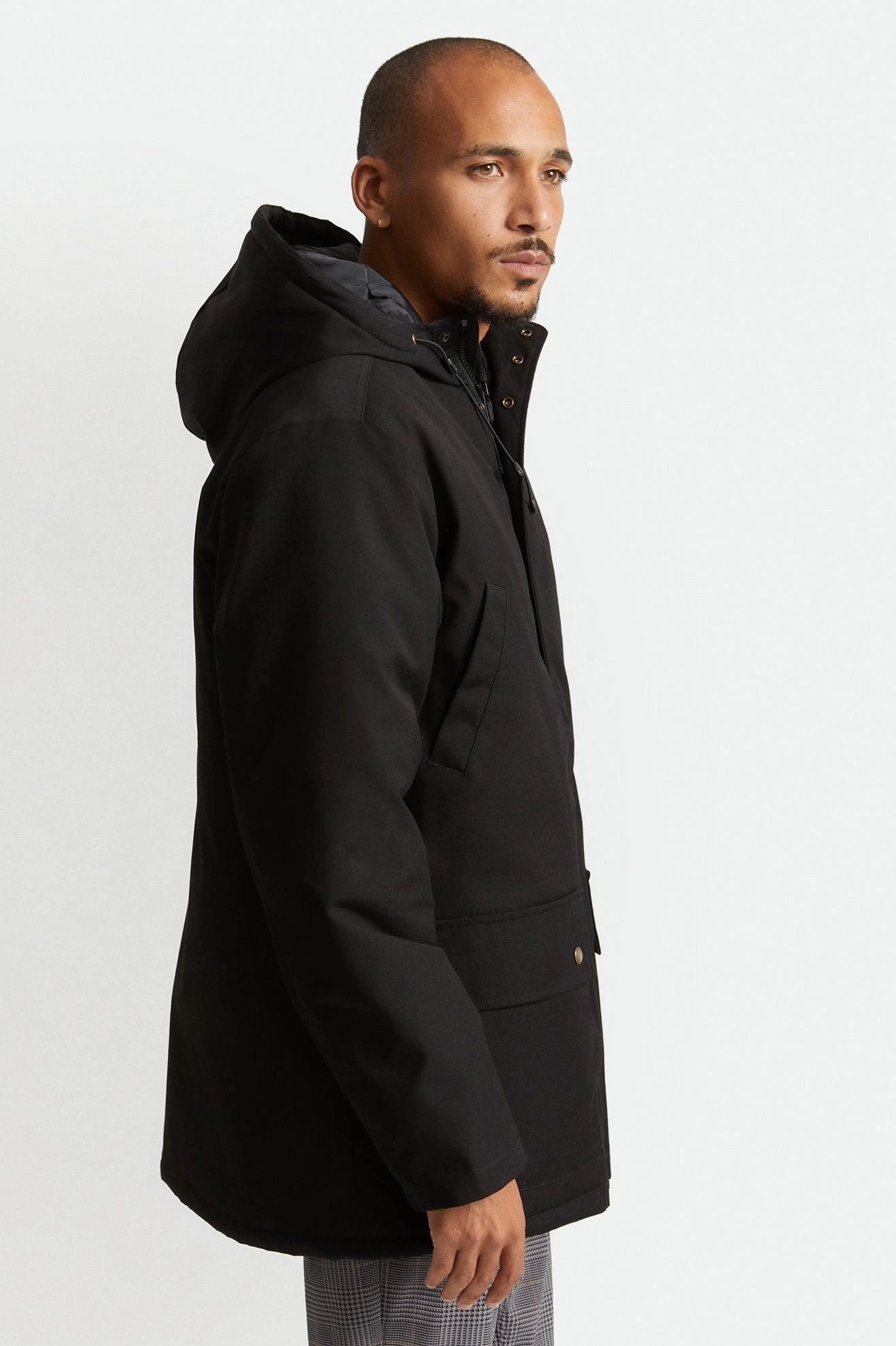 Brixton Storm Parka Jacket Black - Image 2