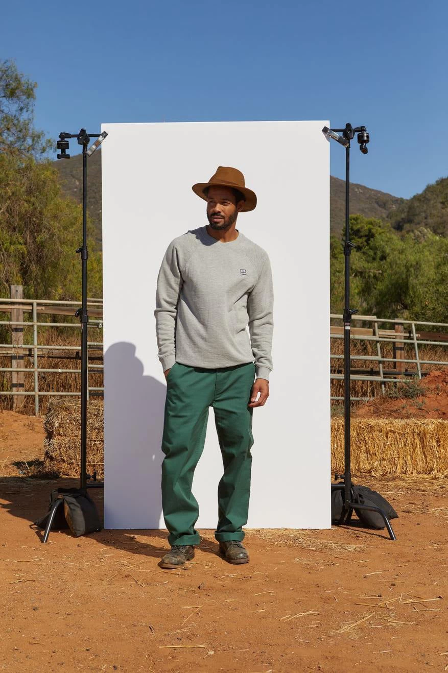 Brixton Choice Chino Relaxed Pants Pine Needle - Image 2