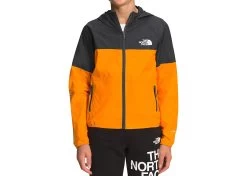 The North Face Never Stop Windwall Kid's Hooded Jacket Cone Orange