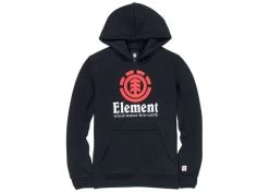 Element Vertical Kids' Hoodie Flint Black