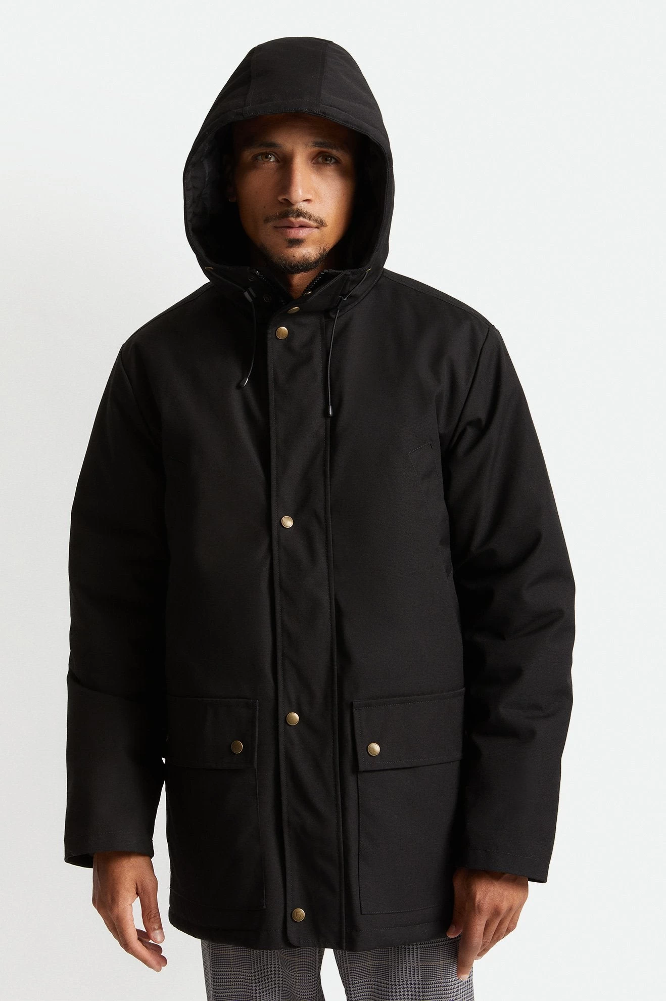 Brixton Storm Parka Jacket Black - Image 4