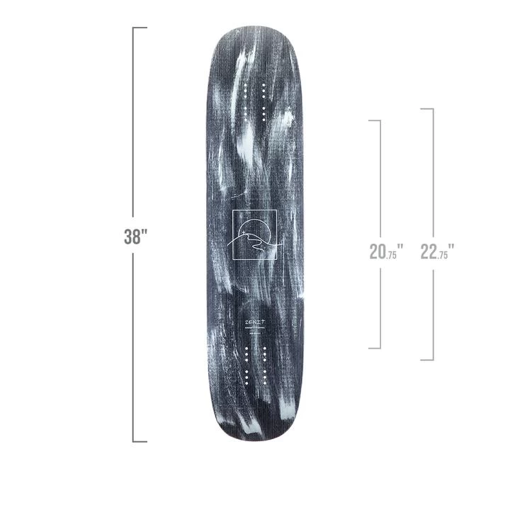 Zenit Mini Marble DK V2 Longboard Deck - Image 3