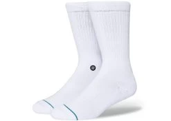 Stance Icon Crew Socks White/Black