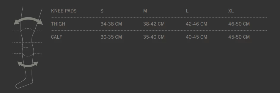 TSG Force V A Black Knee Pads - Image 3