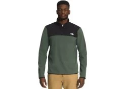 The North Face TKA Glacier 1/4 Zip Thyme TNF Black