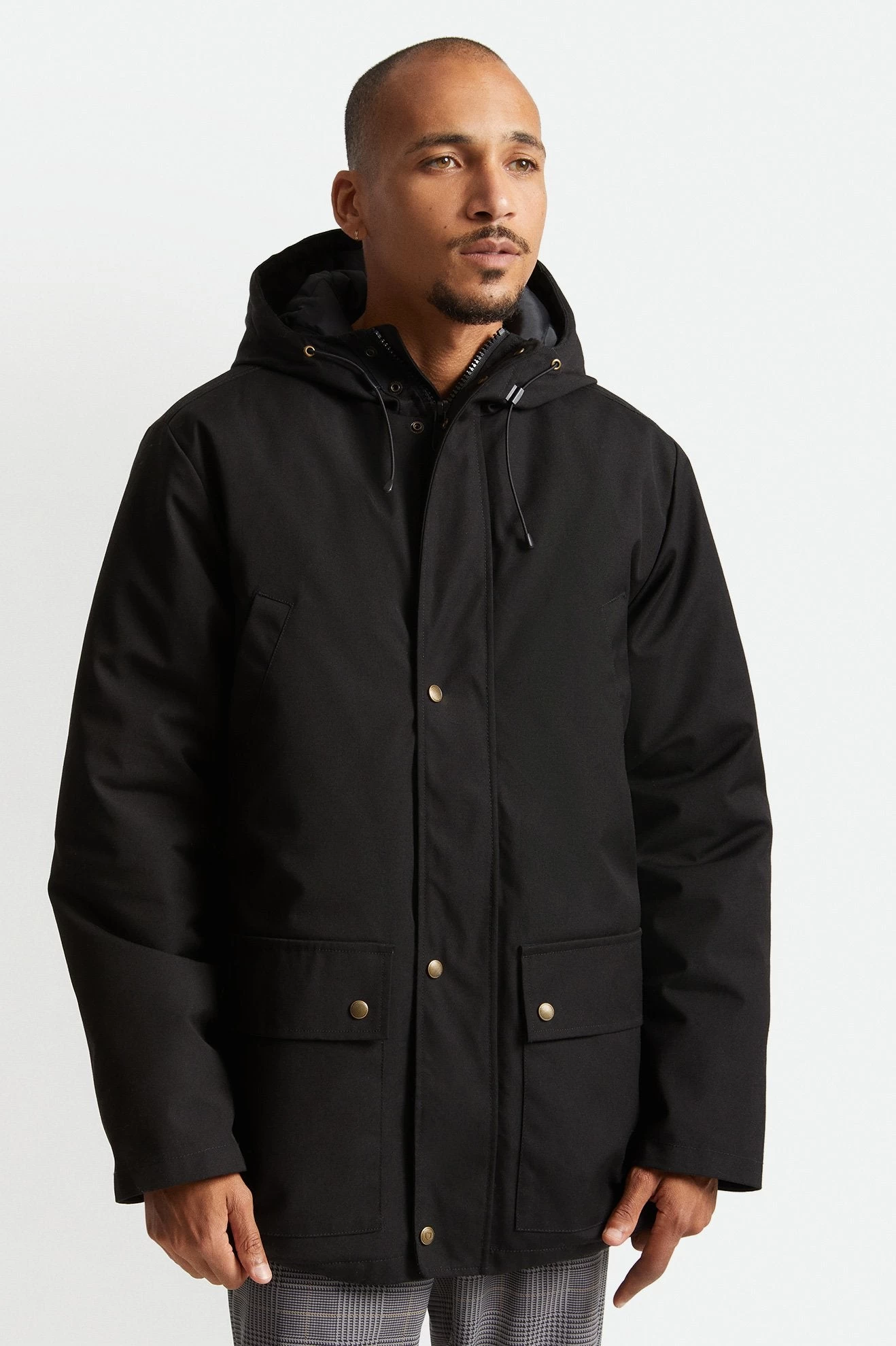 Brixton Storm Parka Jacket Black - Image 6
