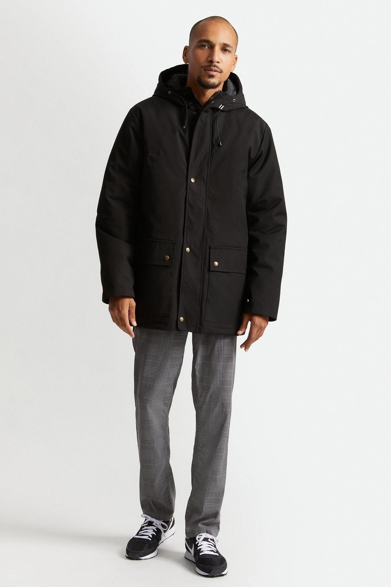 Brixton Storm Parka Jacket Black - Image 7