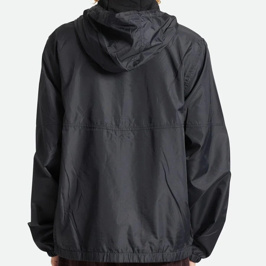 Brixton Claxton Crest Lightweight Jacket Black/Black - Image 5