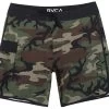 RVCA Eastern Elastic 18" Boardshorts Woodland Camo