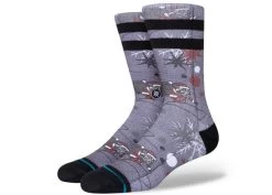 Stance Shredding Santa Socks Black