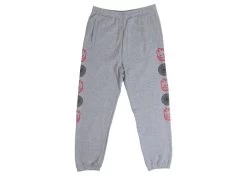 Spitfire Bighead Swirl Combo Custom Sweatpants Grey Heather/Black/Red