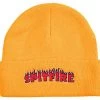 Spitfire Flash Fire Cuff Beanie Orange/Red