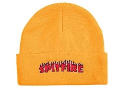 Spitfire Flash Fire Cuff Beanie Orange/Red