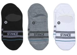 Stance Basic No Show Socks 3 Pack Multi