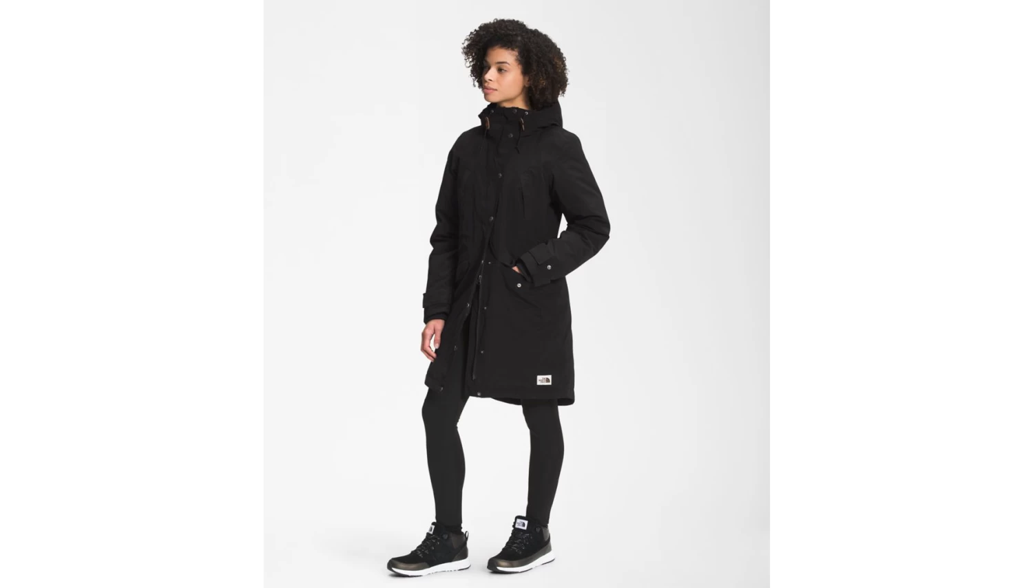 The North Face Women's Snow Down Parka Jacket TNF Black - Image 3