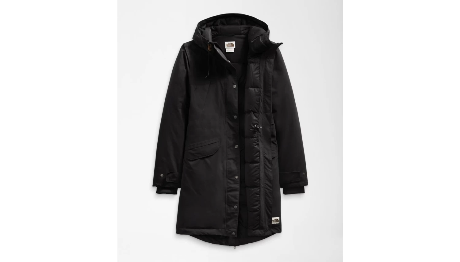 The North Face Women's Snow Down Parka Jacket TNF Black - Image 4