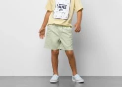 Vans Range Elastic Waist Little Kids' Shorts Celadon Green