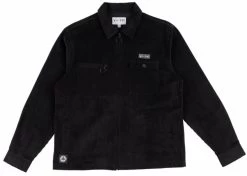 Welcome Hydra Corduroy Zip Jacket Black